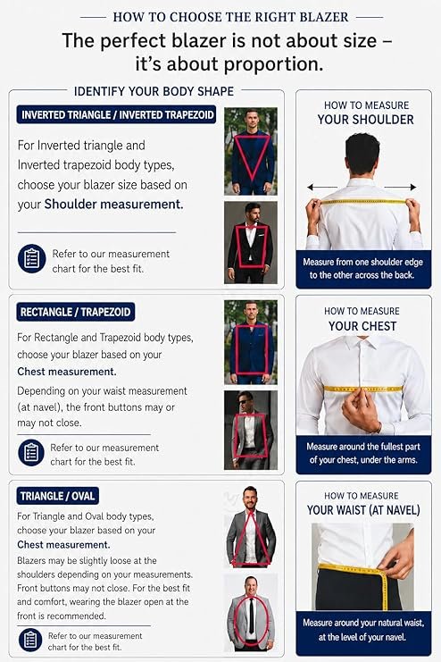 Men's Formal Blazer | Fully Lined | Slim Fit | Professional Jacket | Office | Wedding | All Purpose - Image 3
