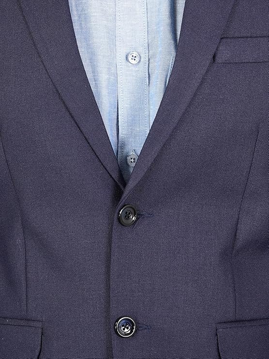 WINTAGE Men's Polyester Cotton Two Piece Suit - Image 4
